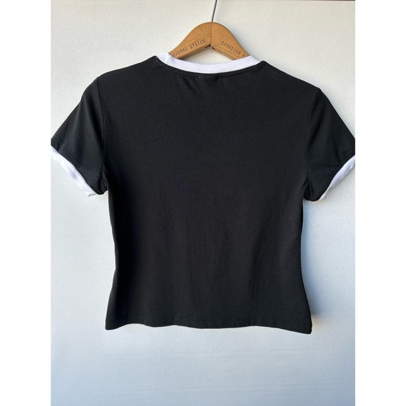 Reebok training essentials linear logo slim t-shirts in black - Picture 7 of 8